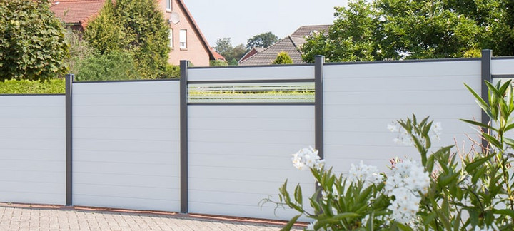 Sichtschutzzaun Glas
