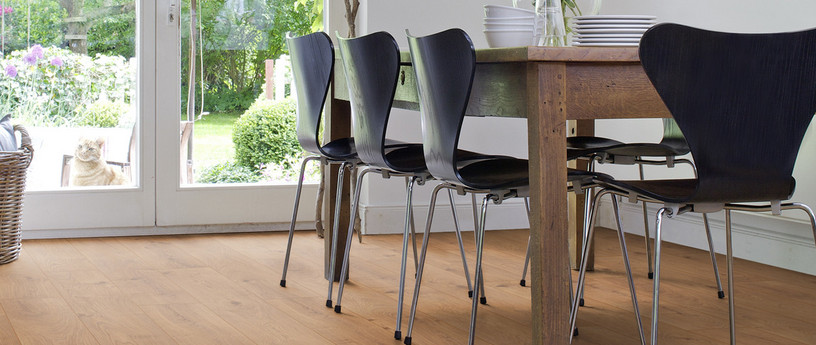 Esszimmer auf Laminat